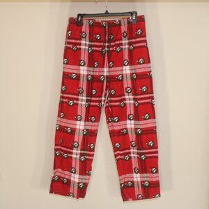 Buc-ees Unisex Christmas Flannel Pajama Lounge Pants‎ Red Green White Large
